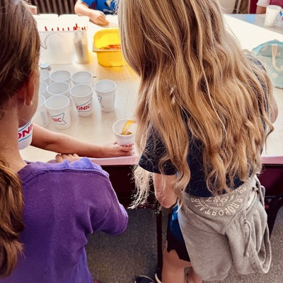 We celebrated the Feast of the Tabernacles this year. A family brought homemade apple juice to share