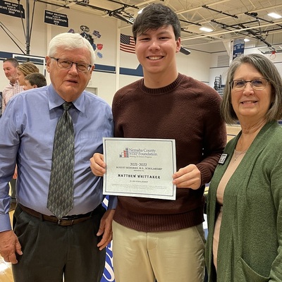 2022 Scholarship Recipient Matthew Whittaker from Sabetha High School