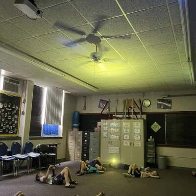 Year 3 also made us think about tempo and speeds of music through flashlights dancing.