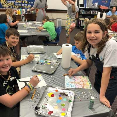 Art is for everyone. We are excited that every summer we have boys & girls from all over Nemaha Co.