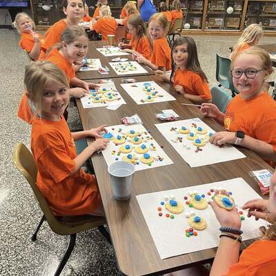Art can be found everywhere...even at snack time. Year #2